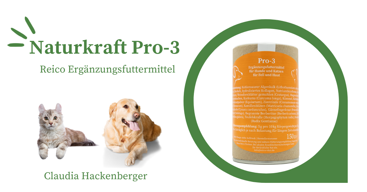 Reico-Pro 3 gesunde Haut und gänzendes Fell für Ihr Haustier