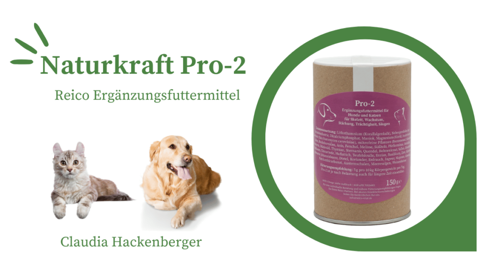 Reico Pro-2 unterstützt mit Naturkraft den Knochenaufbau, Zahnentwicklung und Milchleistung.